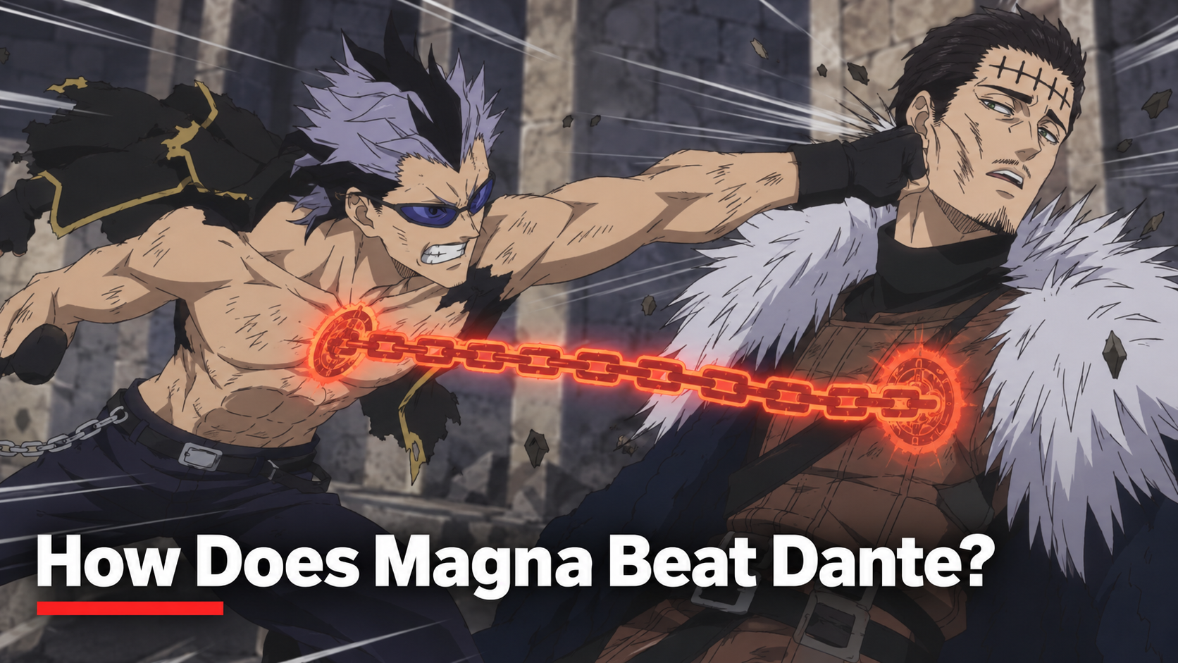 How Does Magna Beat Dante in Black Clover?