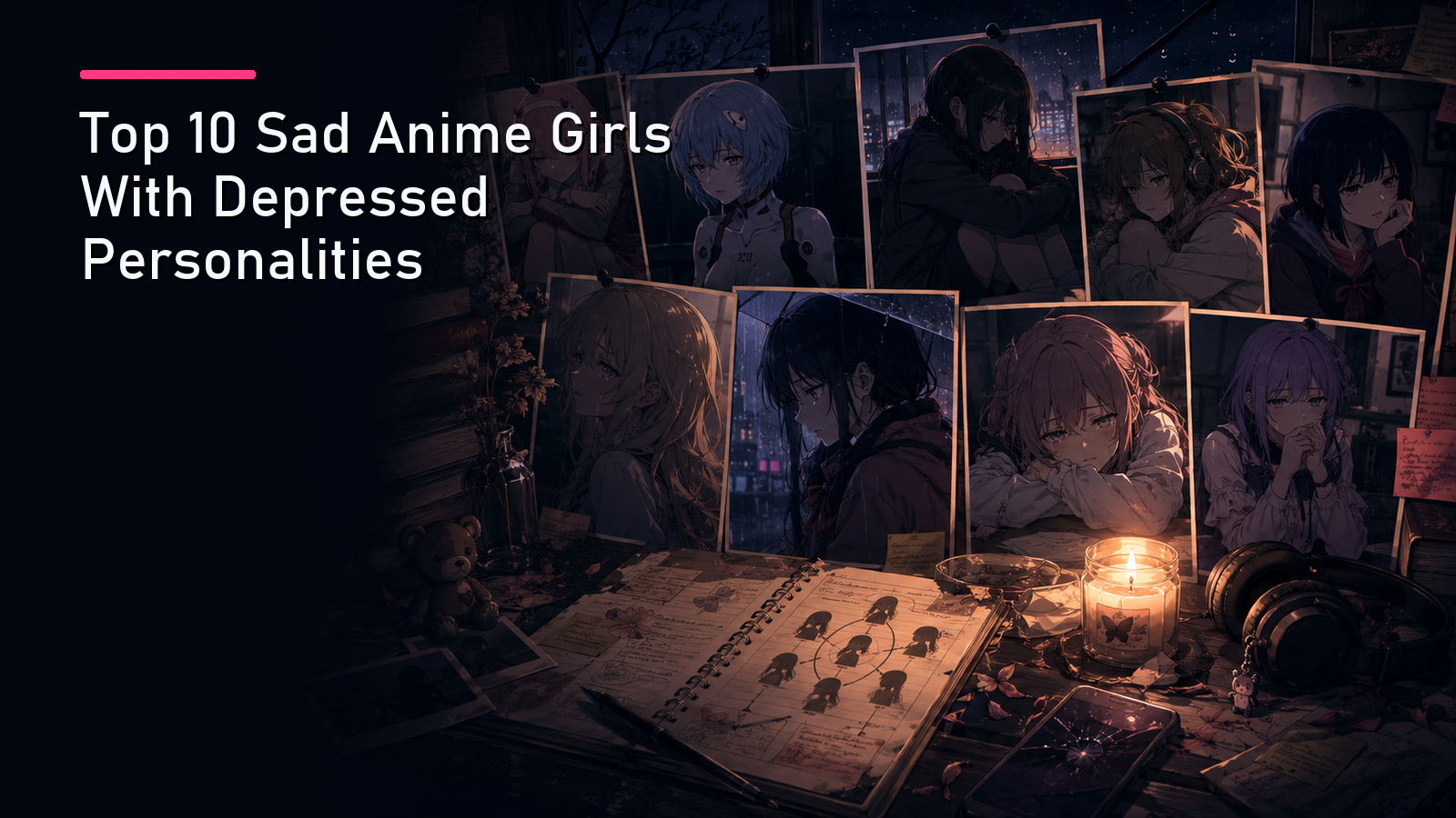 Featured image for Top 10 Sad Anime Girls With Depressed Personalities