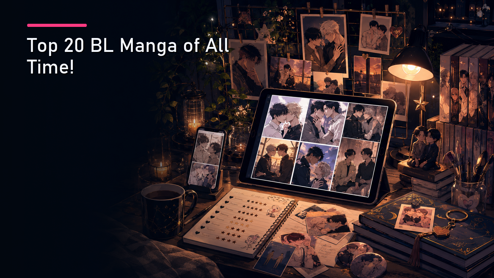 Featured image for Top 20 BL Manga of All Time!
