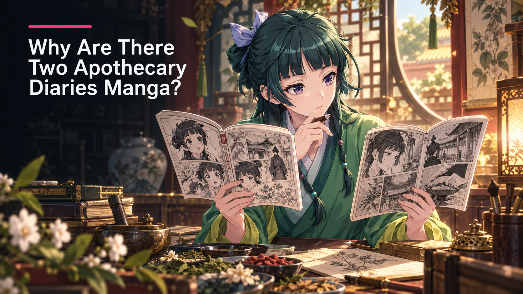 Featured image for Why Are There Two Apothecary Diaries Manga?