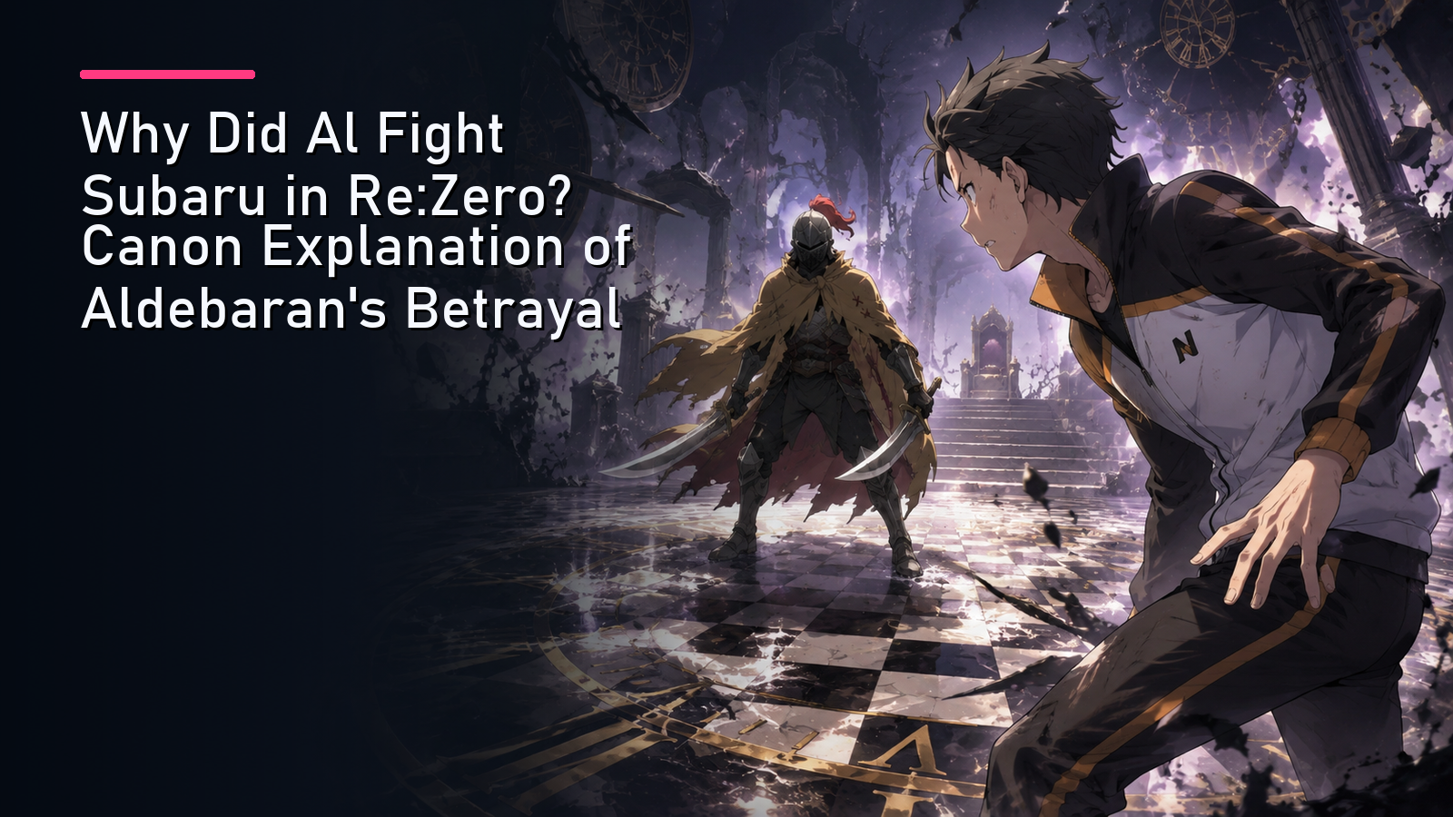 Why Did Al Fight Subaru in Re:Zero? Canon Explanation of Aldebaran's Betrayal