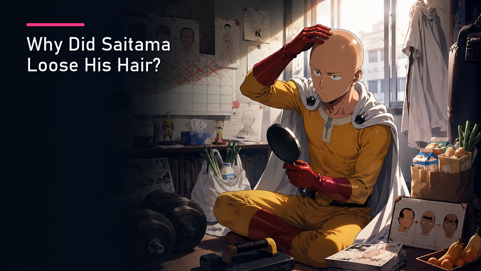 Featured image for Why Did Saitama Loose His Hair?