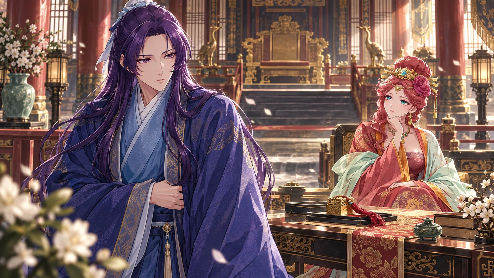 Jinshi faces the consequences of using Gyokuyou's seal to reject the imperial succession.