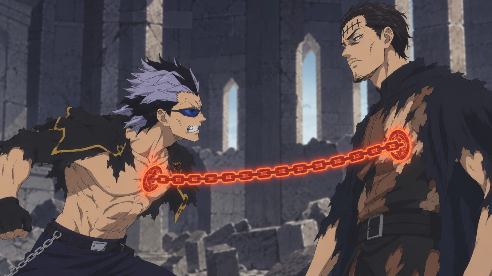 Soul Chain Deathmatch links the seals on Magna and Dante's chests