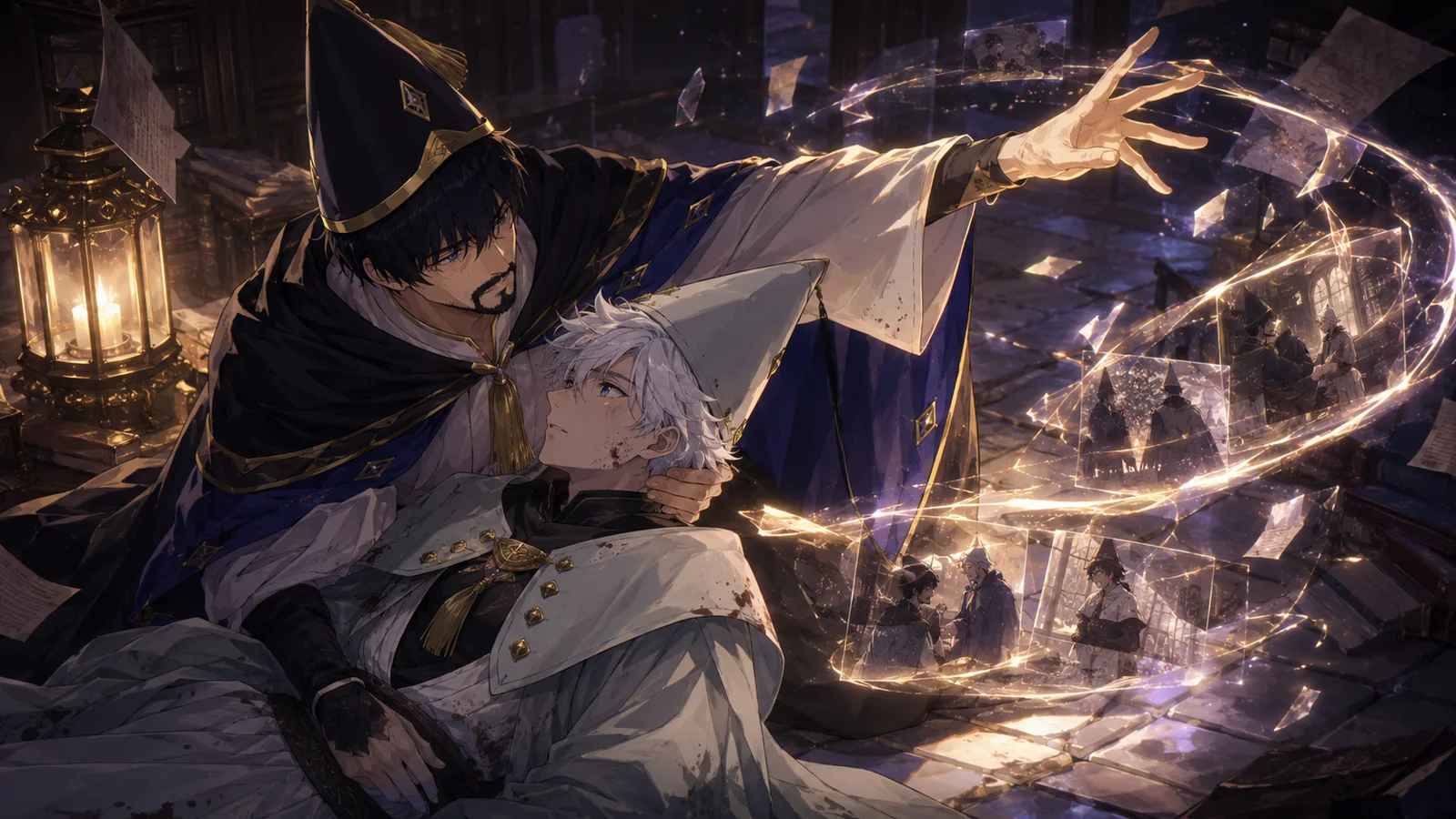 Olruggio choosing to sacrifice his memories for Qifrey