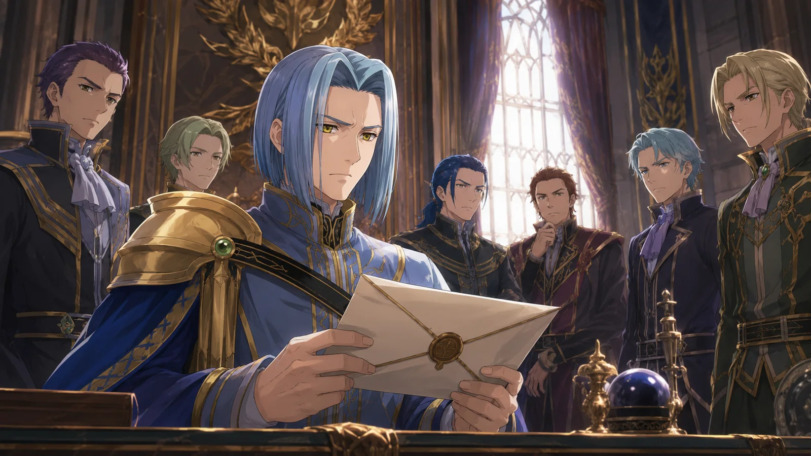 Ferdinand receiving the order to marry into Ahrensbach