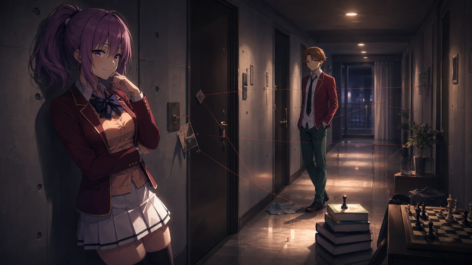 Ichika testing Ayanokoji's awareness and ability