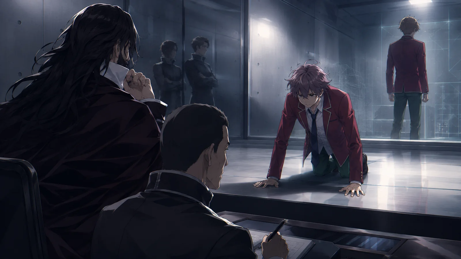Takuya Yagami training in the White Room under Ayanokoji's shadow