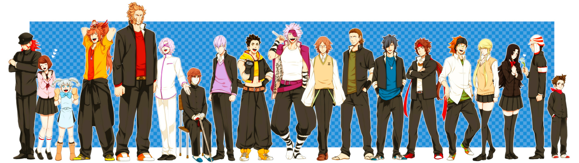 Gakuen Basara: Samurai High School official artwork