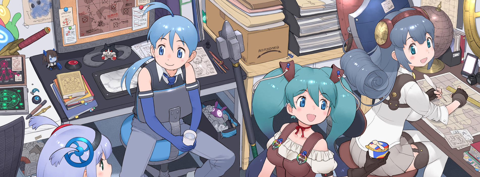 Shachibato! President, It's Time for Battle! official artwork