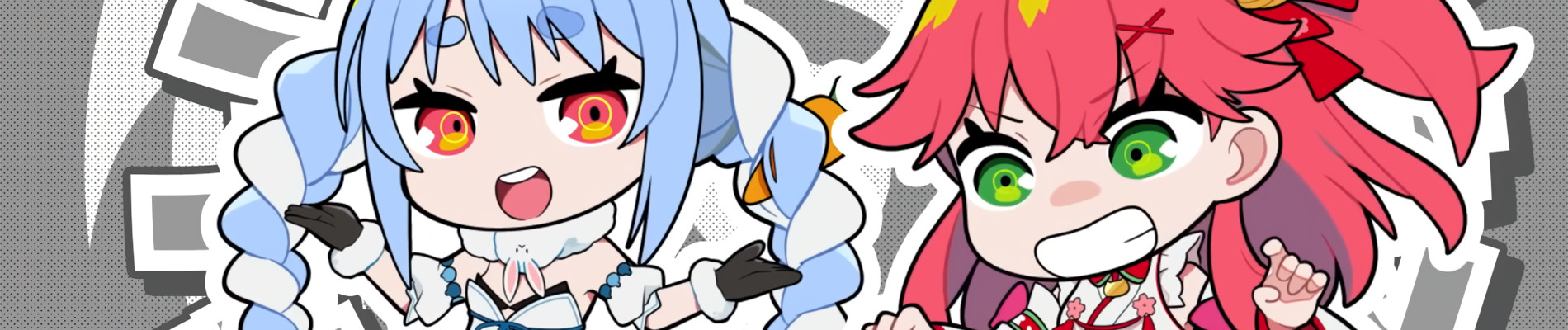 PekoMiko Daisensou!! official artwork