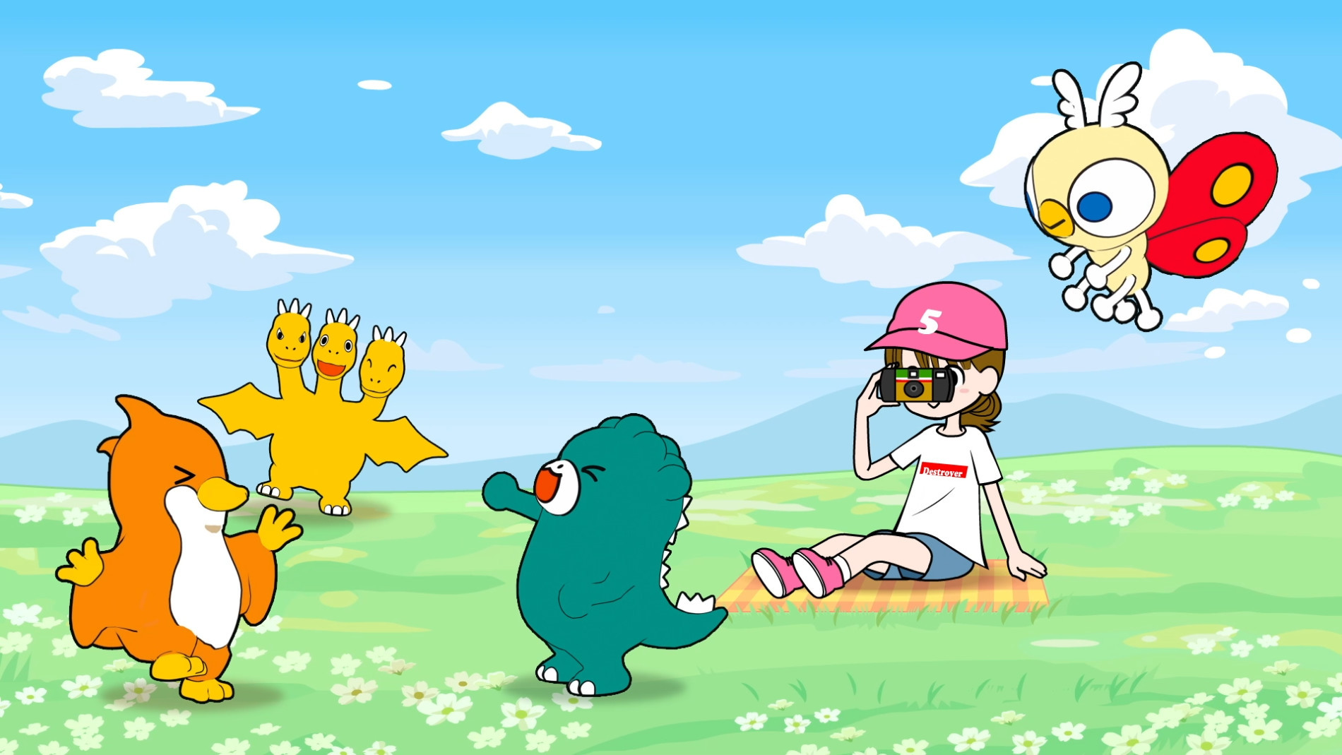 I’m home, Chibigodzilla Season 2 official artwork
