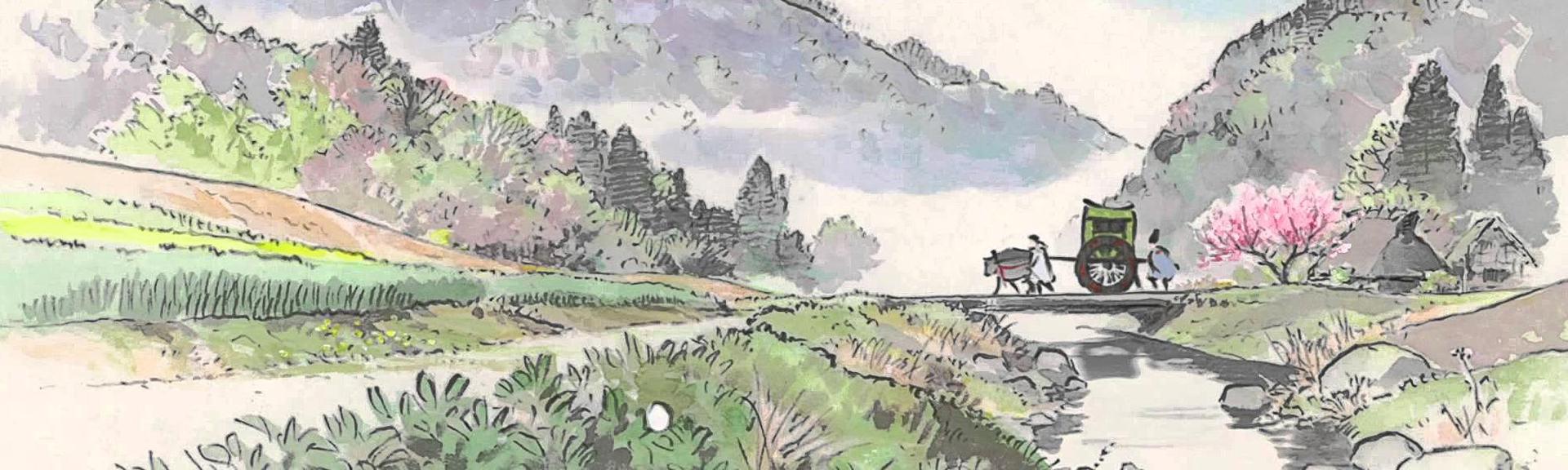 The Tale of The Princess Kaguya official artwork