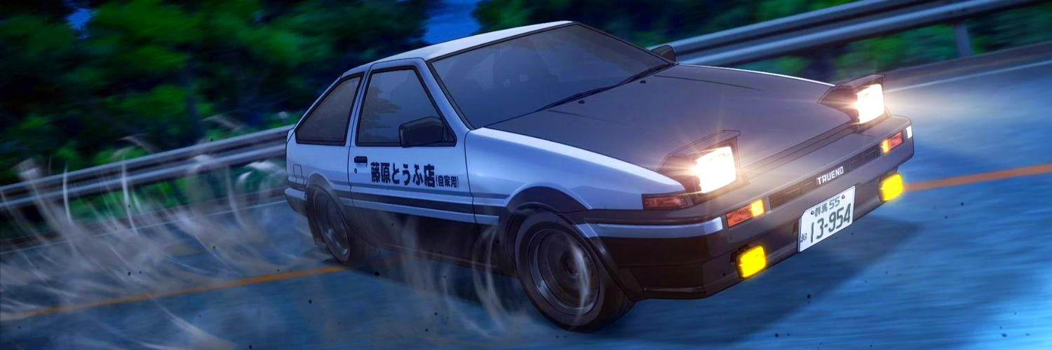 Initial D 1st Stage official artwork