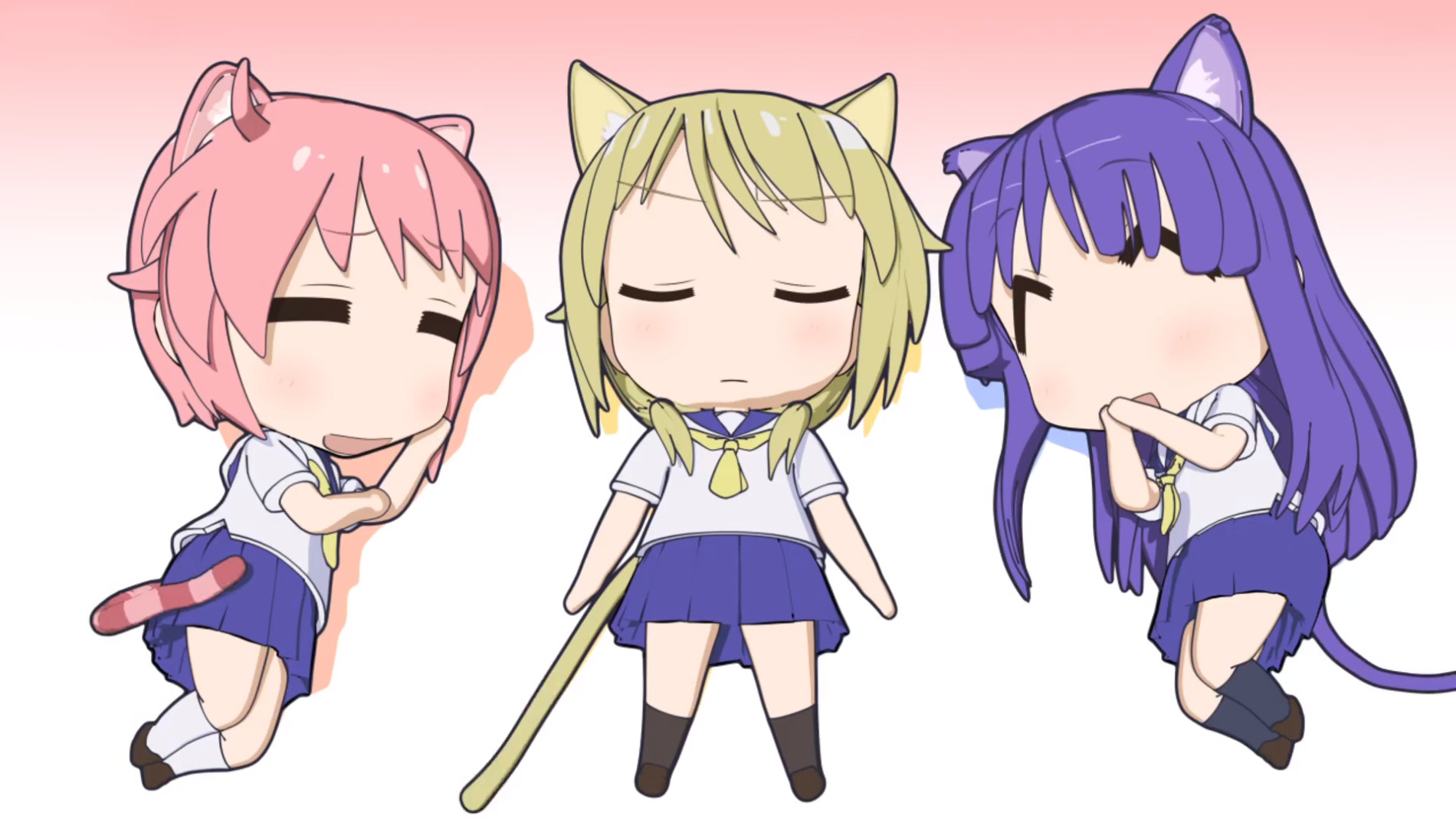 Yuyushiki: Nyanyashiki official artwork