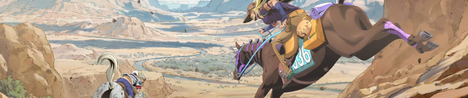 STEEL BALL RUN JoJo's Bizarre Adventure 1st STAGE official artwork