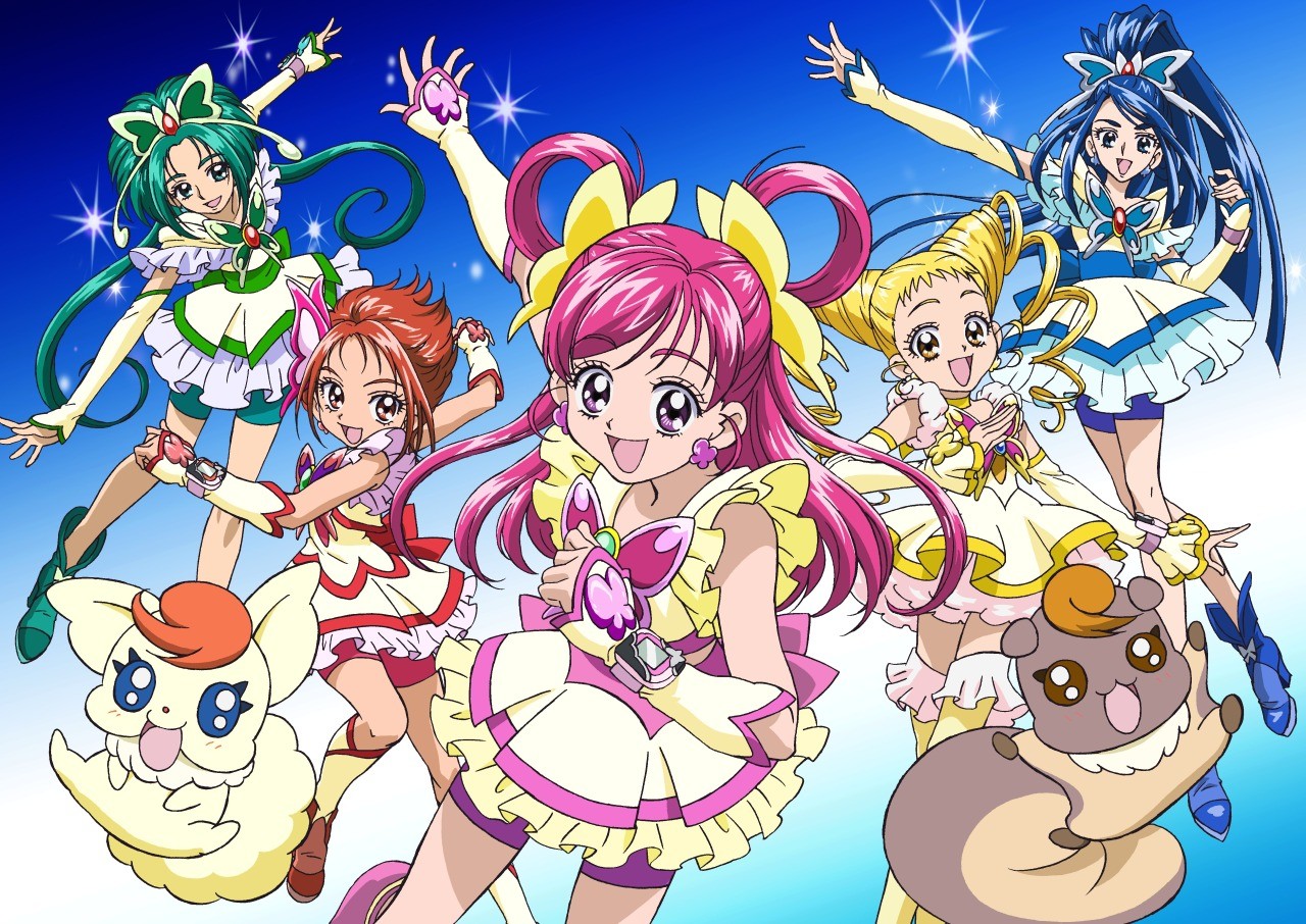 Yes! Precure 5 official artwork