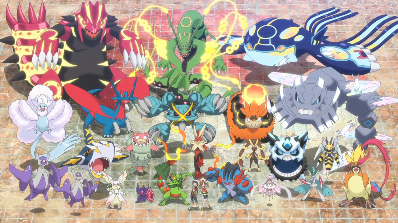 Pokémon Omega Ruby and Pokémon Alpha Sapphire Animated Trailer official artwork