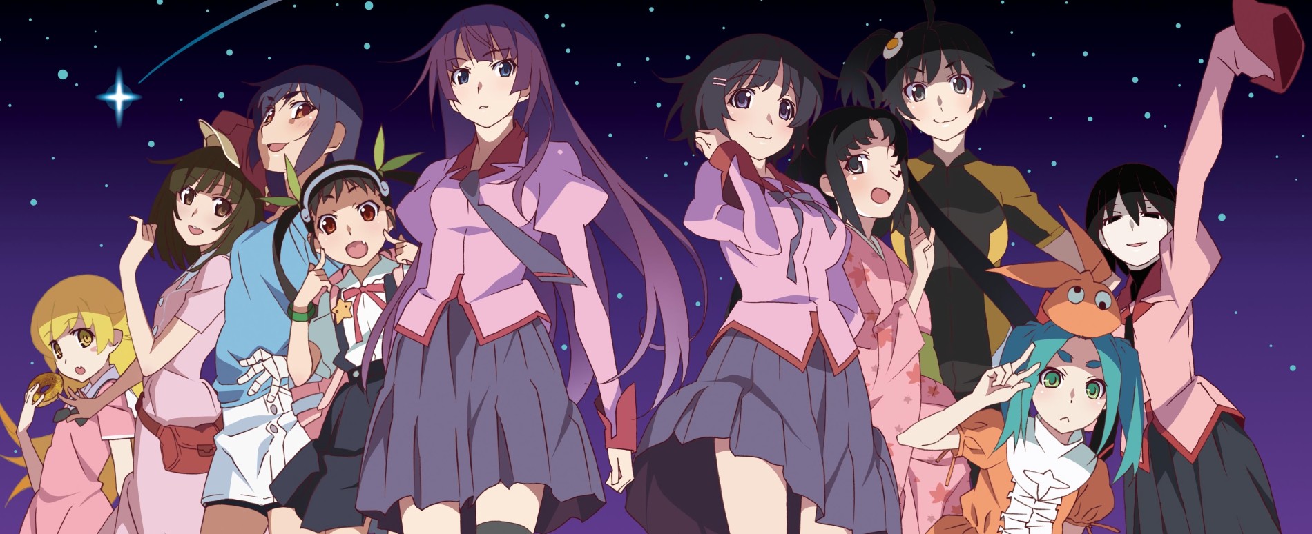 Koyomimonogatari official artwork