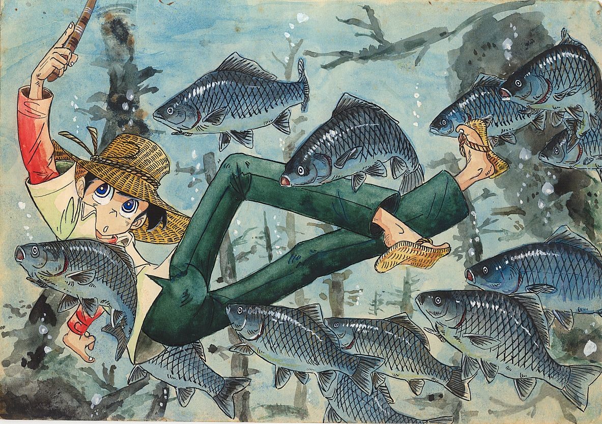 Tsurikichi Sanpei official artwork
