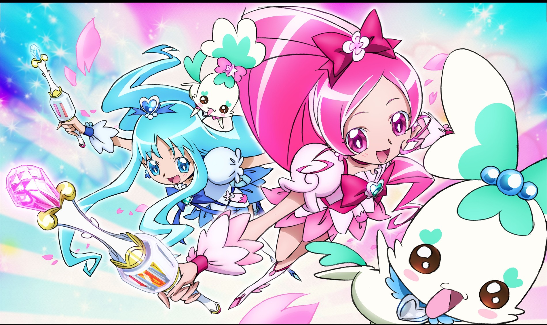 Precure All Stars DX2: Kibou no Hikari☆Rainbow Jewel wo Mamore! official artwork