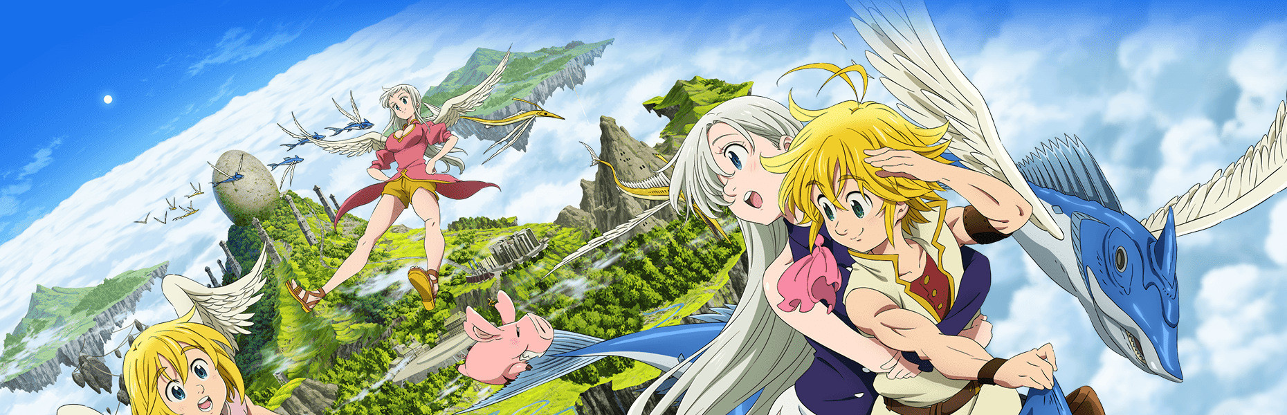 The Seven Deadly Sins the Movie: Prisoners of the Sky official artwork