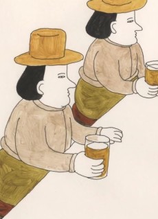 Small people with hats cover art