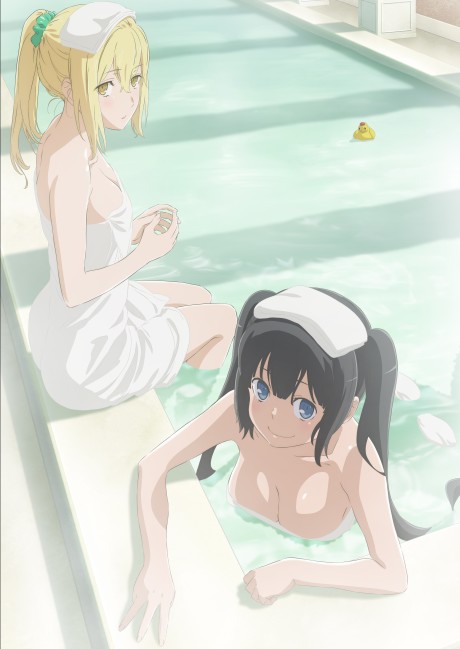 Is It Wrong to Try to Pick Up Girls in a Dungeon? III: Is It Wrong to Try to Find a Hot Spring in Orario? -Bath God Forever- cover art