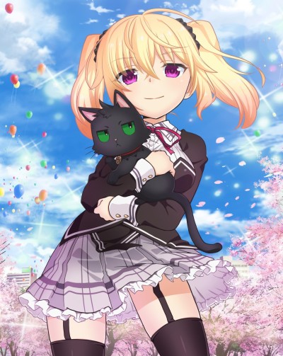 Nora, Princess, and Stray cat. cover art