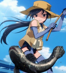 Tsuri Baka Eika-san! Sky Girls Dynamite Fishing cover art