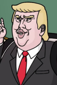 Hey, President Trap-kun! cover art