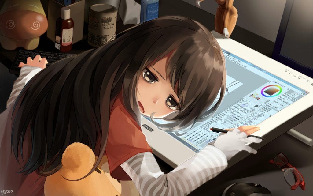 Tired Artist Manga Fanart