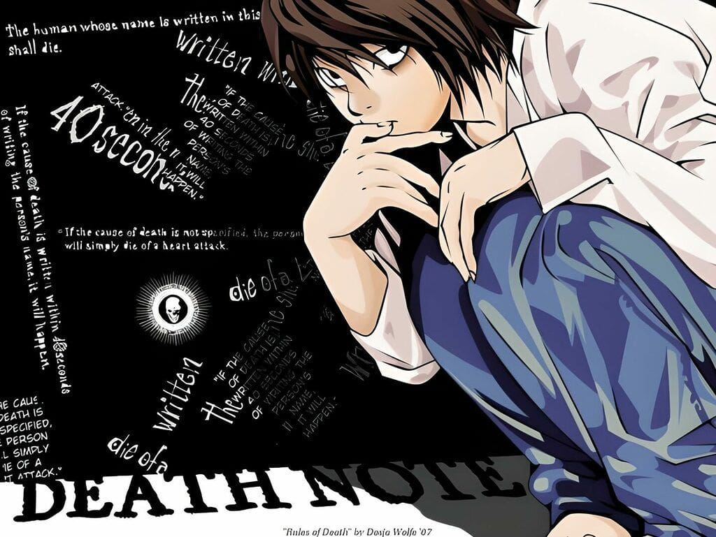L’s Sitting Pose – Death Note