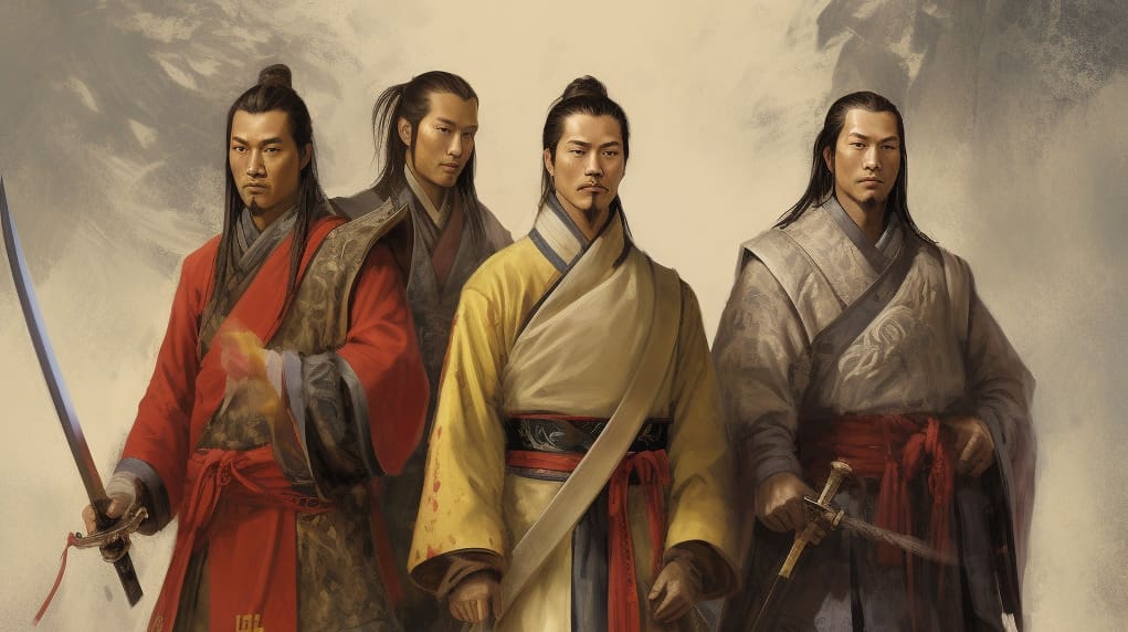 "The Four Great Constables" (四大名捕) by Wen Rui