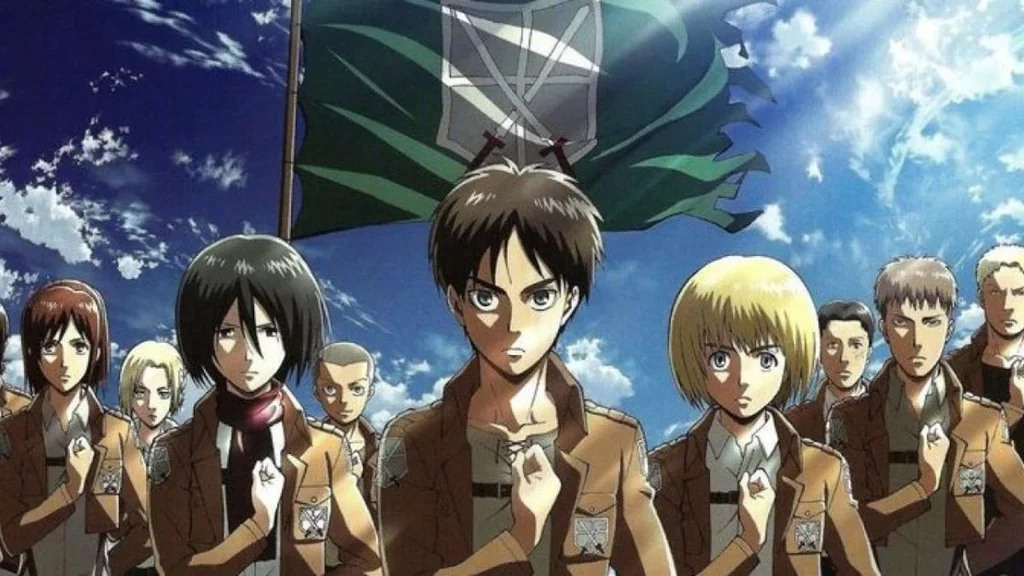 The Survey Corps Salute – Attack On Titan