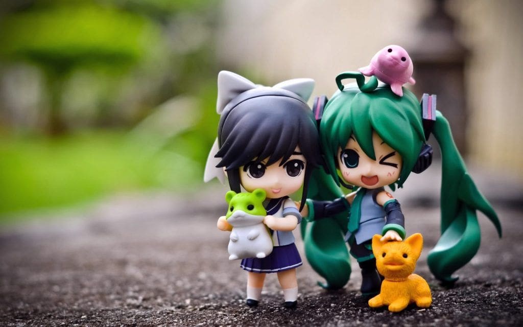Hatsune Miky Anime Figurines
