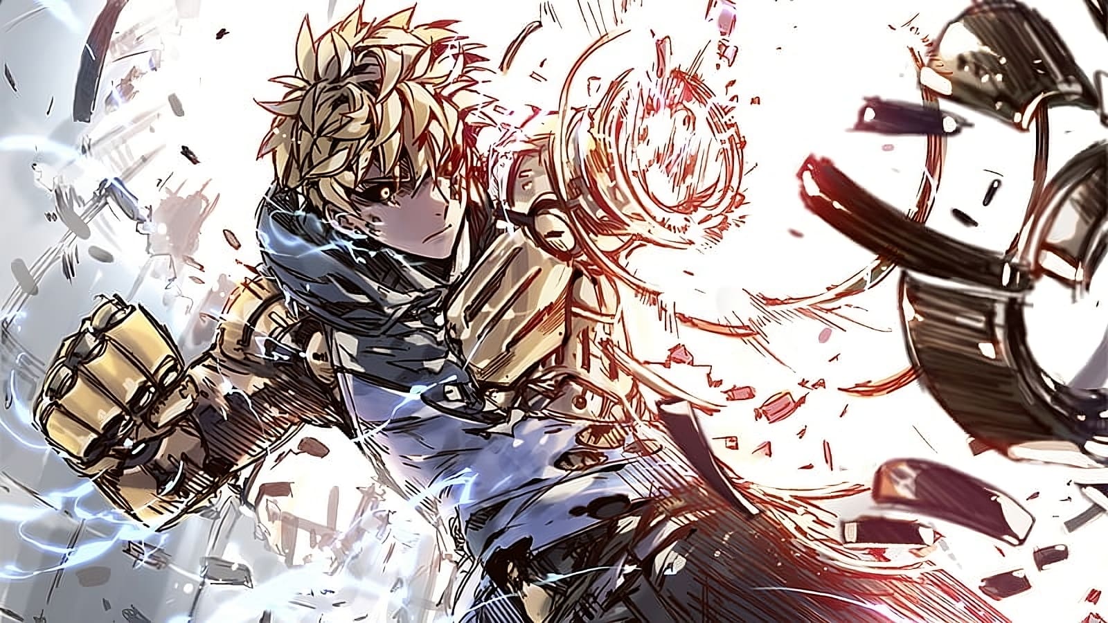 One Punch Man Genos Fanart Wallpaper Most Watched Anime wallpapers